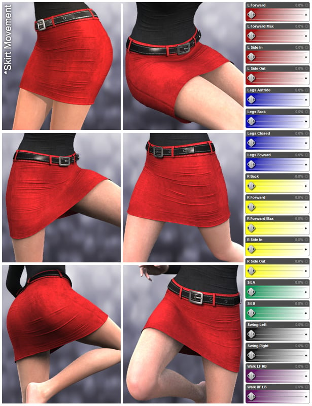 Super Dress and Leggings for Genesis 2 Female(s) | Daz 3D