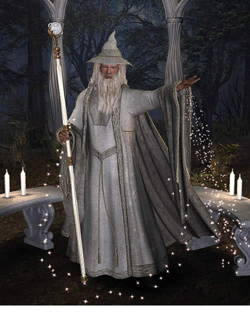 Wizard Of Light by: LaurieS, 3D Models by Daz 3D