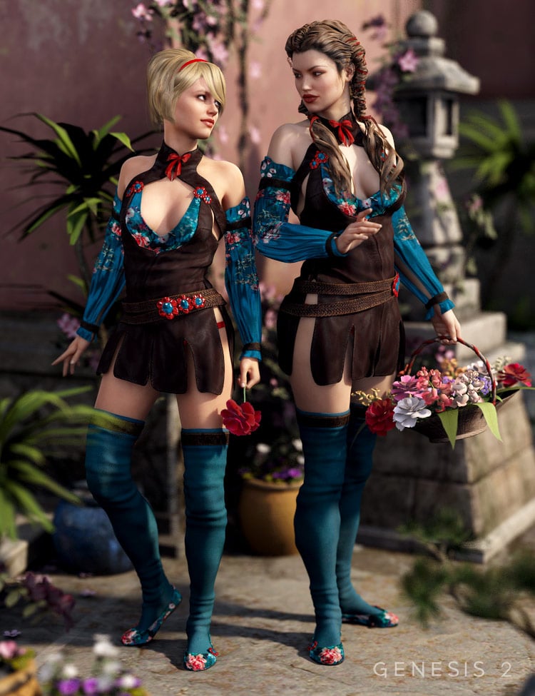 Akane Outfit for Genesis 2 Female(s) Akane Outfit for Genesis 2 Female(s) by: DarkStarBurningVal3dart, 3D Models by Daz 3D