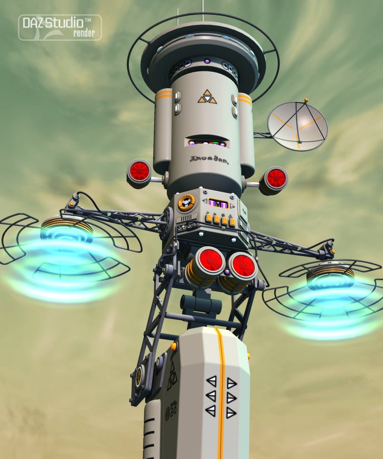 Drone Thunder by: petipet, 3D Models by Daz 3D