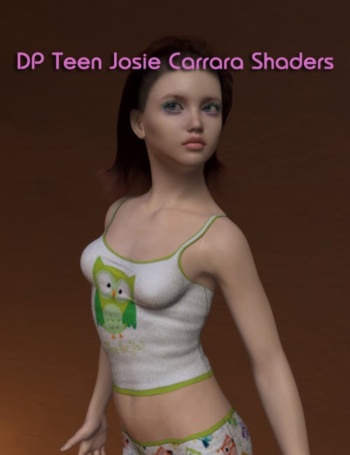 DP Teen Josie 6 Carrara Shaders by: , 3D Models by Daz 3D