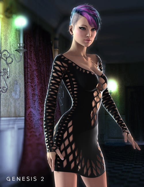 Shredded Dress for Genesis 2 Female(s) Shredded Dress for Genesis 2 Female(s) by: , 3D Models by Daz 3D