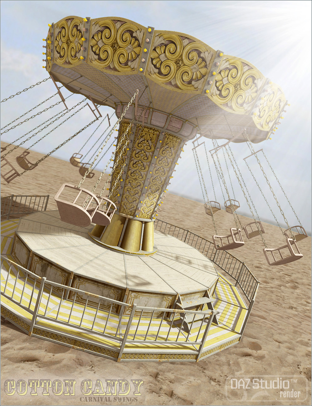 Cotton Candy for Carousel Swing Ride by: ForbiddenWhispers, 3D Models by Daz 3D
