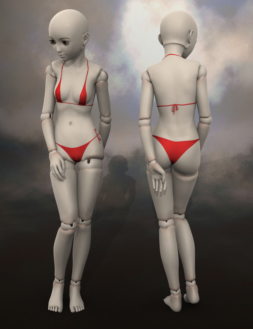 Ball Joint Doll for Genesis by: SickleyieldFuseling, 3D Models by Daz 3D