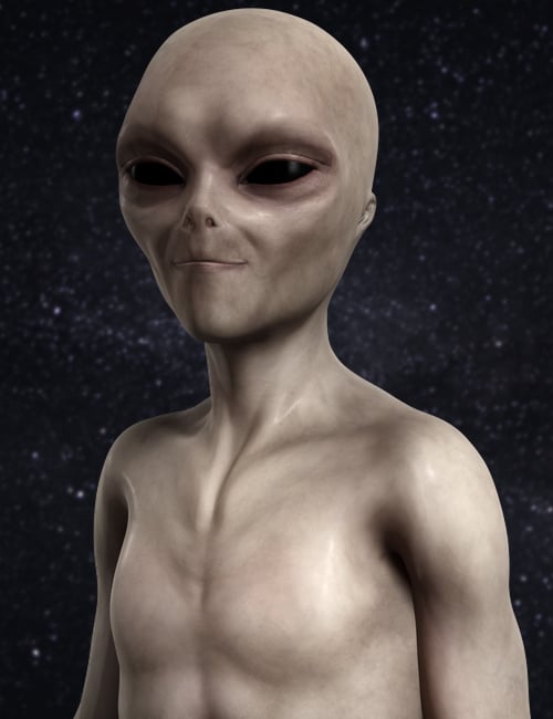 Grey Alien - Genesis Grey Alien - Genesis by: RawArt, 3D Models by Daz 3D