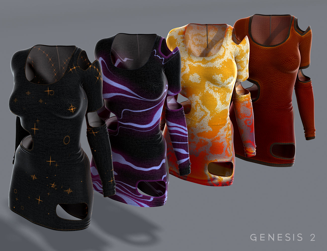 Italian Bucca Dress Textures by: Vasily Levin, 3D Models by Daz 3D