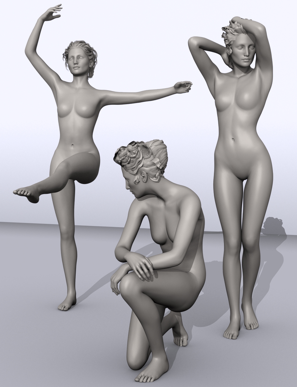 Artist Studio Poses and Shader Presets by: Khory, 3D Models by Daz 3D