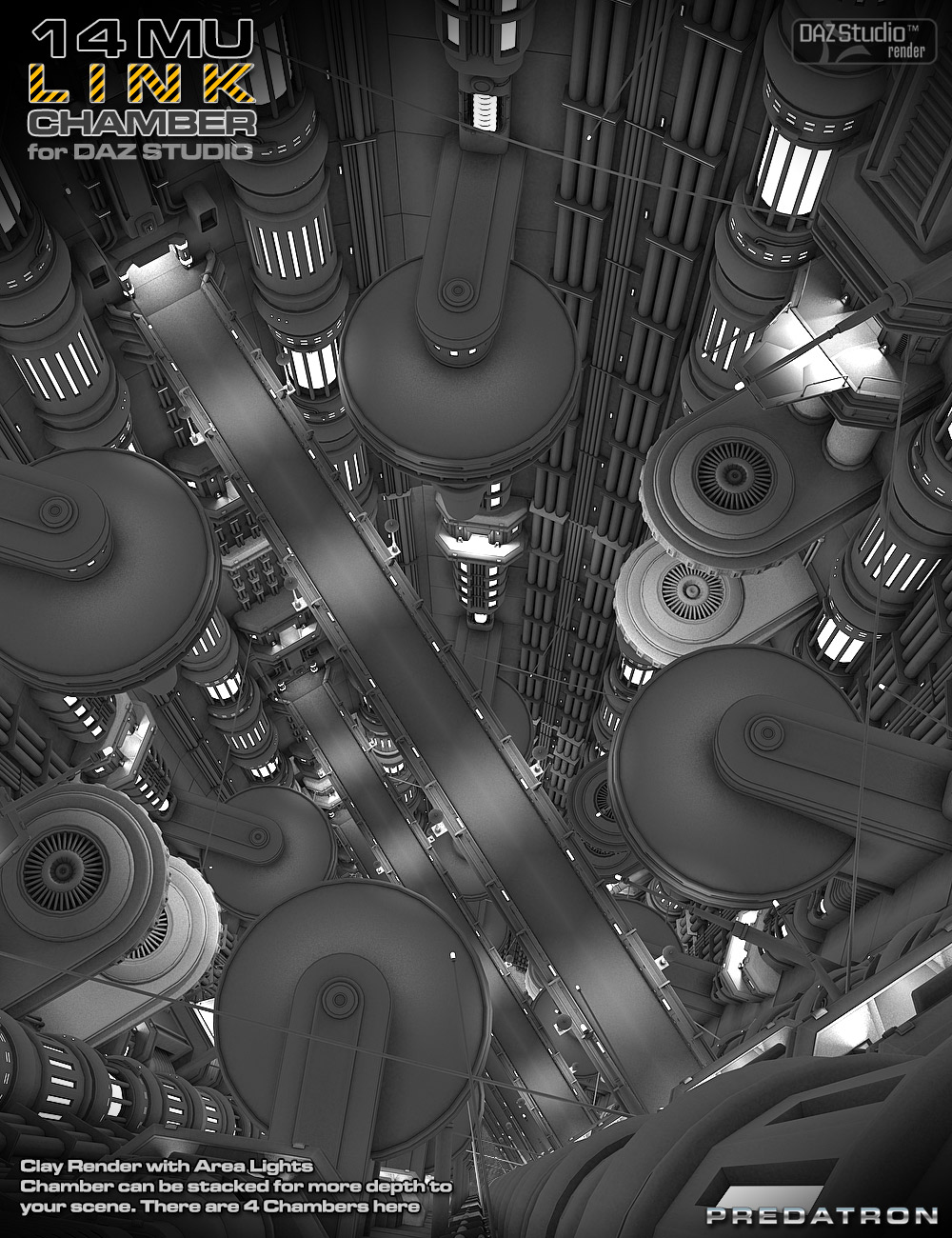 14MU Link Chamber for DAZ Studio by: Predatron, 3D Models by Daz 3D