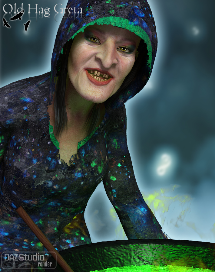 Greta the Old Hag for Genesis 2 Female Greta the Old Hag for Genesis 2 Female by: Fred Winkler ArtForbiddenWhispers, 3D Models by Daz 3D