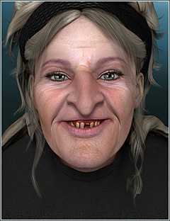 Greta the Old Hag for Genesis 2 Female by: Fred Winkler ArtForbiddenWhispers, 3D Models by Daz 3D