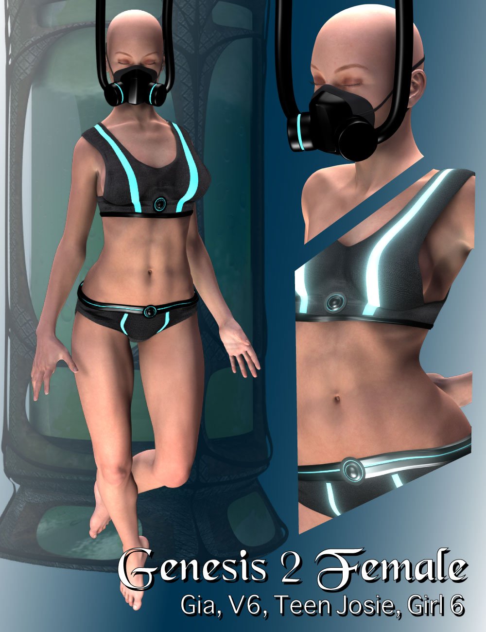 DA Bio Tank DA Bio Tank by: Design Anvil, 3D Models by Daz 3D