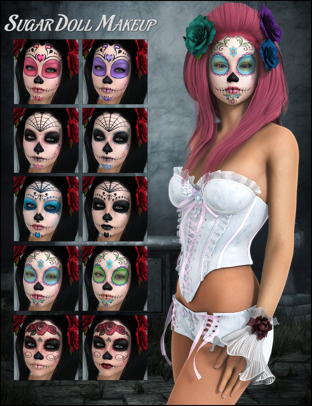 Catrina Catrina by: Jessaii, 3D Models by Daz 3D