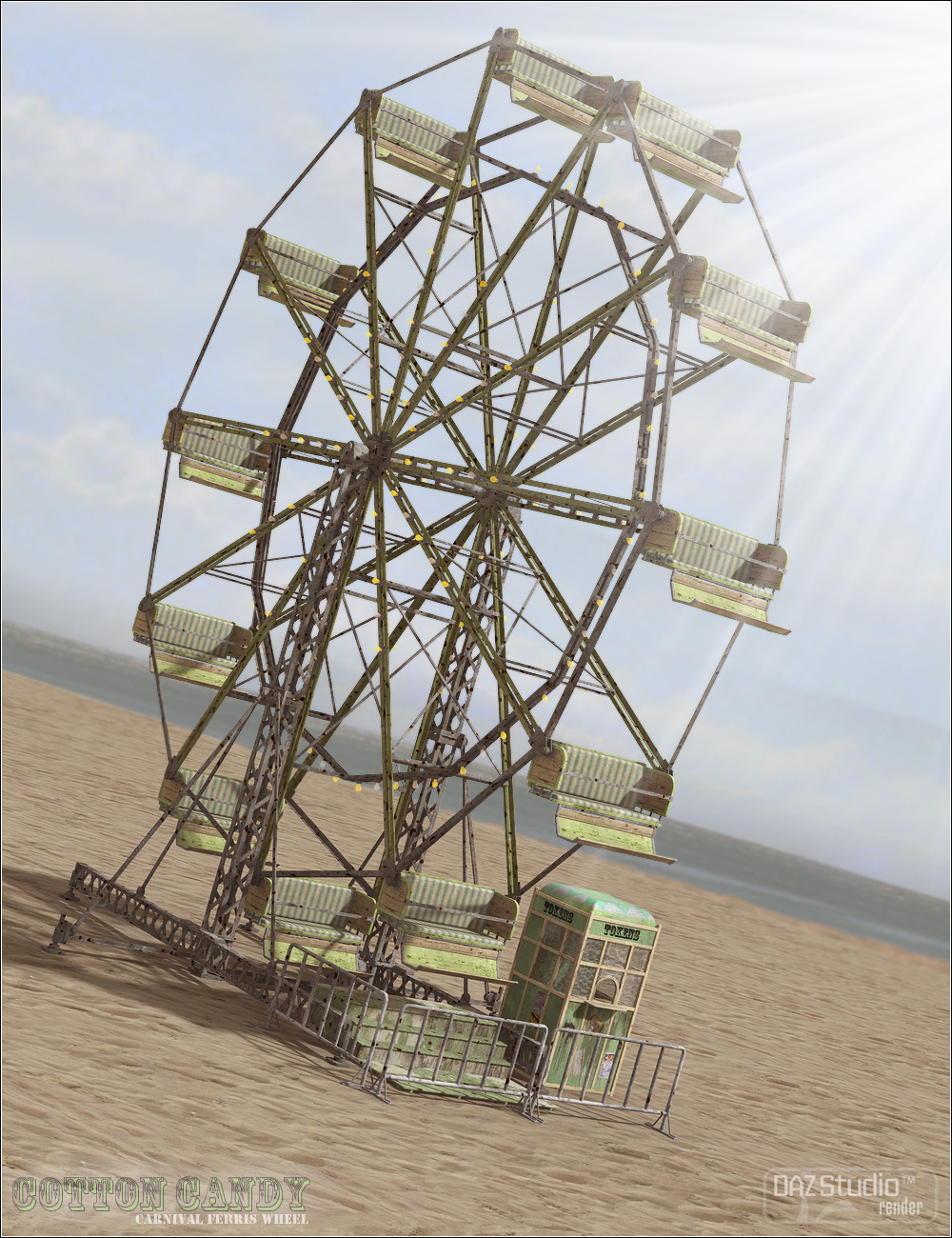 Cotton Candy for Ferris Wheel by: ForbiddenWhispers, 3D Models by Daz 3D