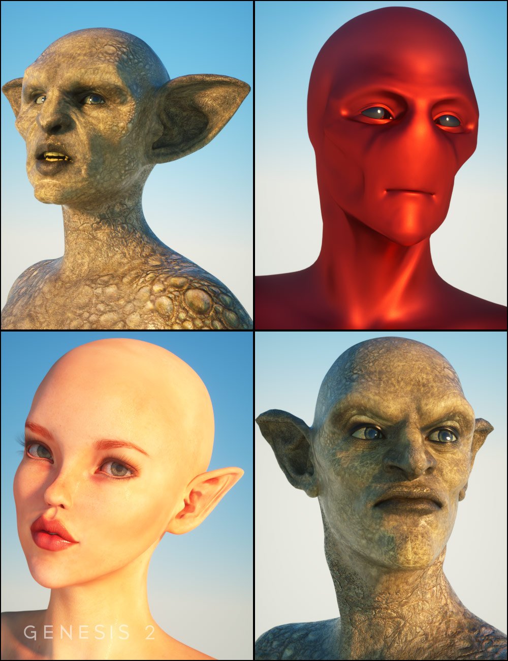 Creature Creator HD for Genesis 2 Female(s) | Daz 3D