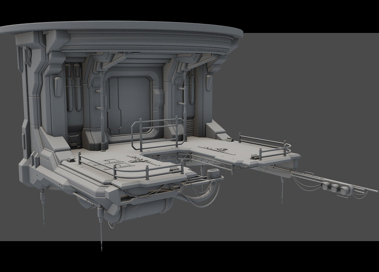 Skydock Skydock by: Stonemason, 3D Models by Daz 3D