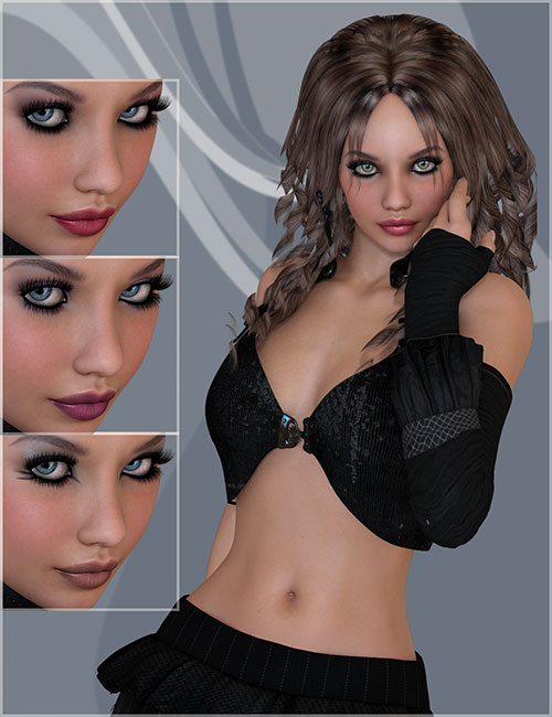Evelyn for Victoria 4 and Genesis by: Belladzines, 3D Models by Daz 3D