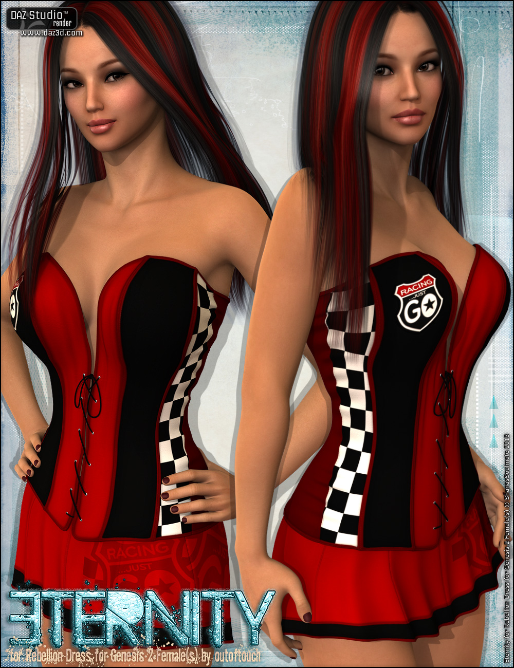 Eternity for Rebellion Dress by: ShanasSoulmate, 3D Models by Daz 3D
