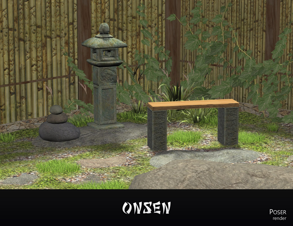 Onsen - An Asia Hot Spring by: art-feld, 3D Models by Daz 3D