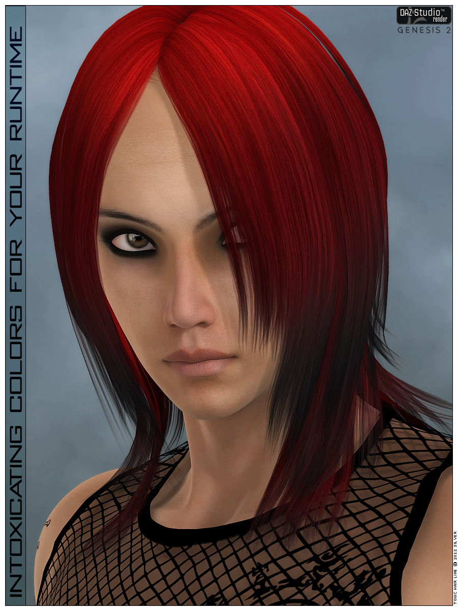 ToXic Casual Long Hair ToXic Casual Long Hair by: Jessaii, 3D Models by Daz 3D