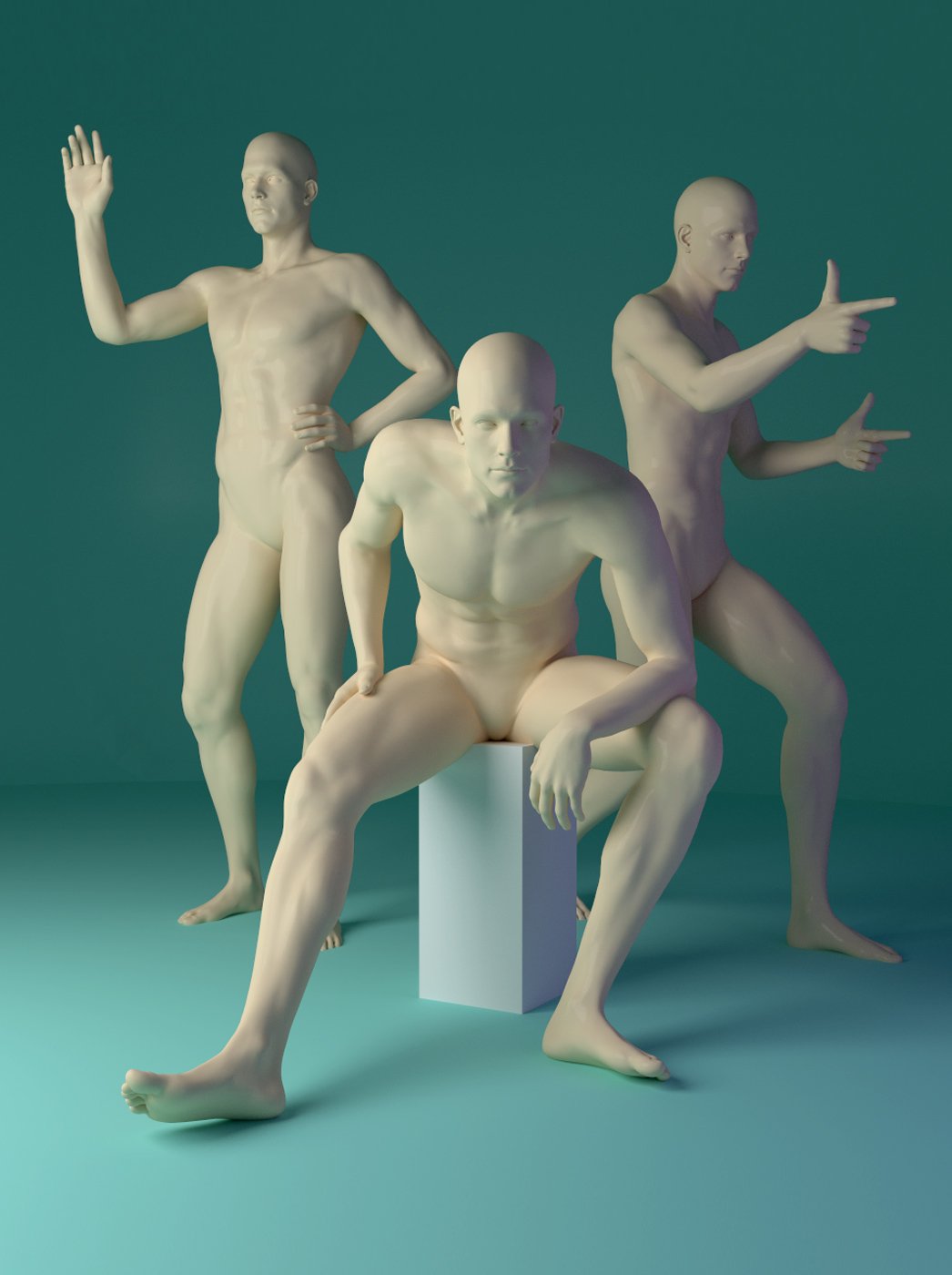 Michael 6 Attitude Michael 6 Attitude by: Cake One, 3D Models by Daz 3D