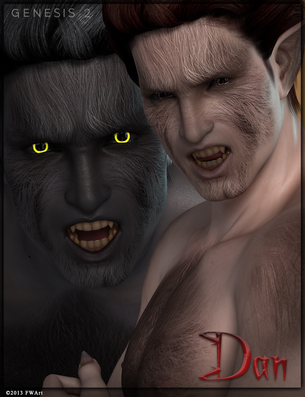 FW Dan Megapack FW Dan Megapack by: Fred Winkler ArtFisty & Darc, 3D Models by Daz 3D