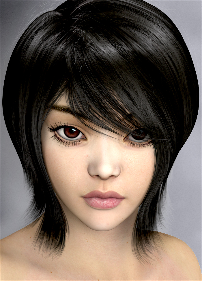 Actual Hair 2 for Genesis by: MindVision G.D.S., 3D Models by Daz 3D
