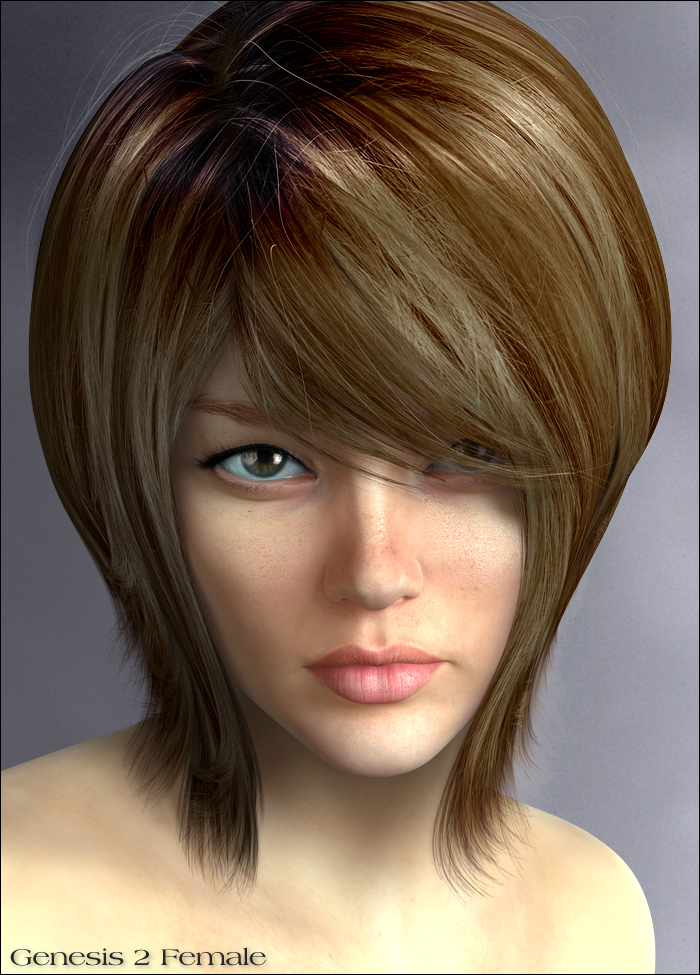 Actual Hair 2 Bundle by: MindVision G.D.S., 3D Models by Daz 3D