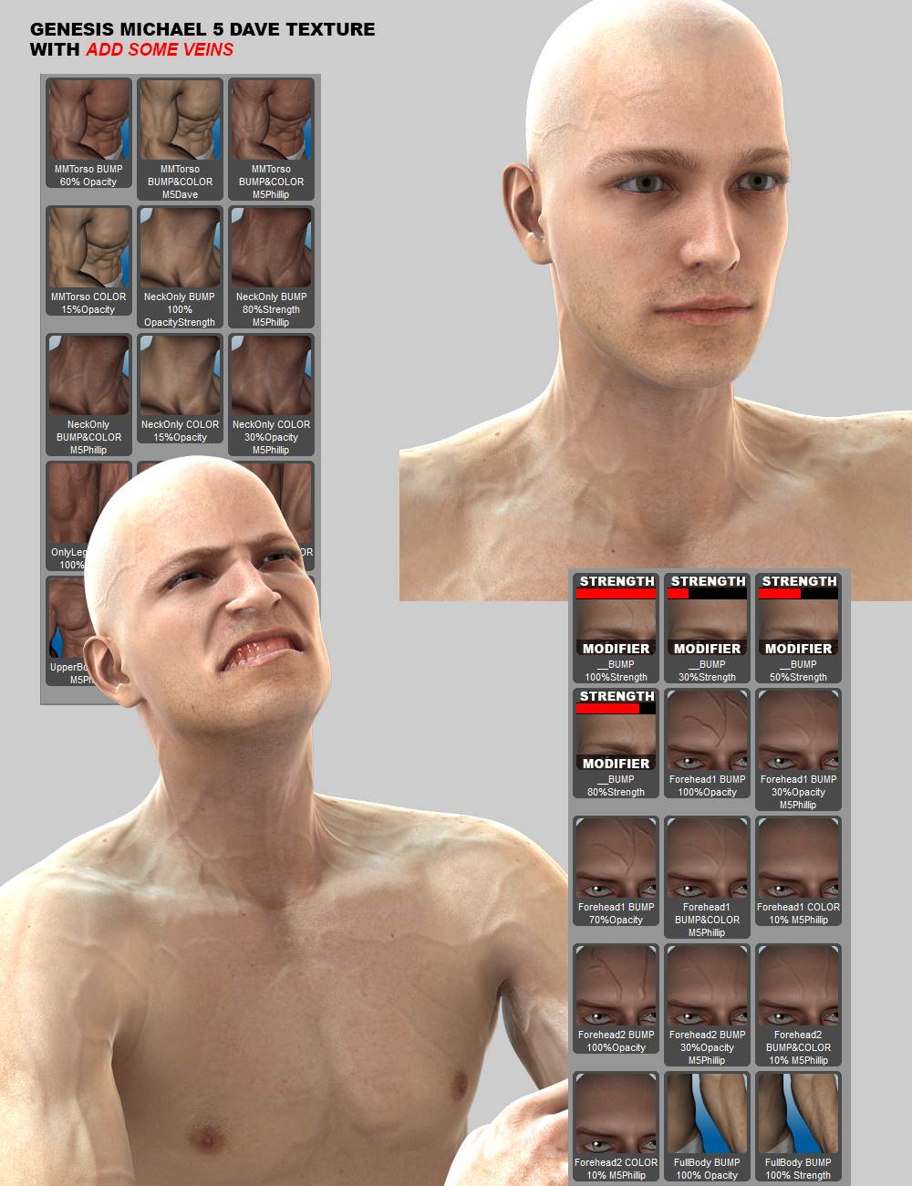 Add Some Veins by: SimonWM, 3D Models by Daz 3D