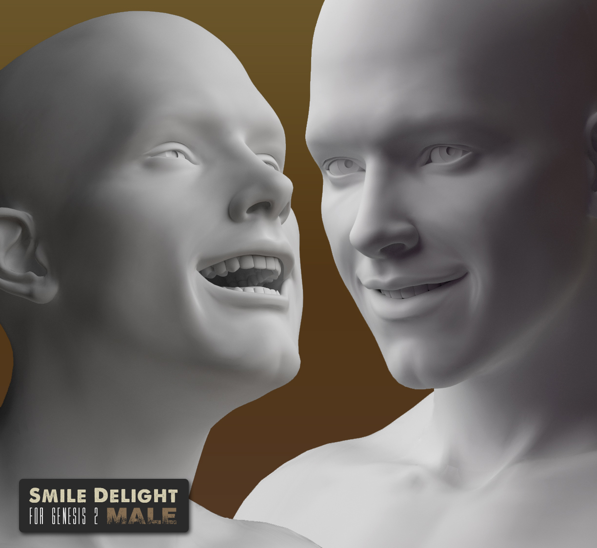 Smile Delight for Genesis 2 Male(s) by: Cake One, 3D Models by Daz 3D