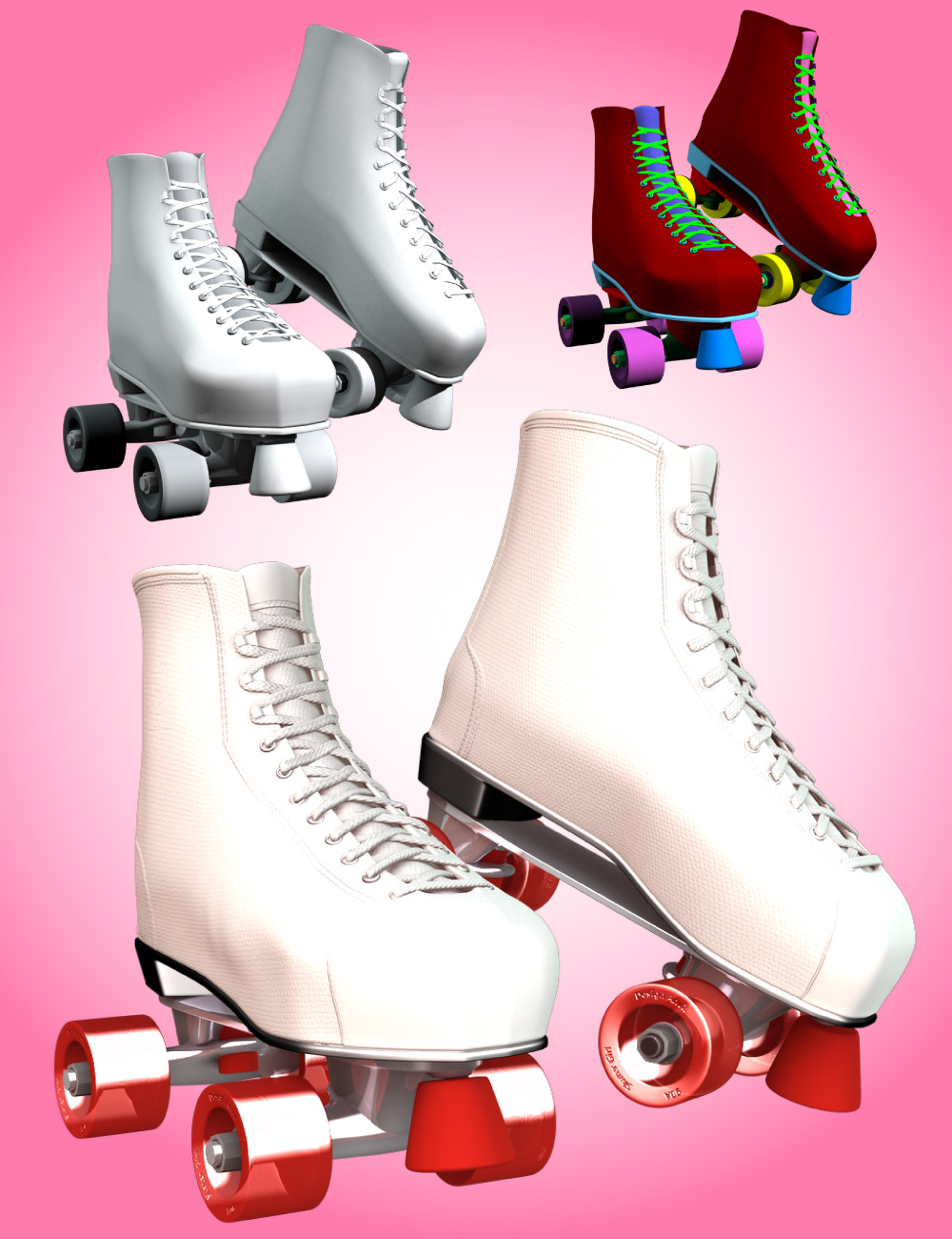 DA Roller Skates by: Design Anvil, 3D Models by Daz 3D