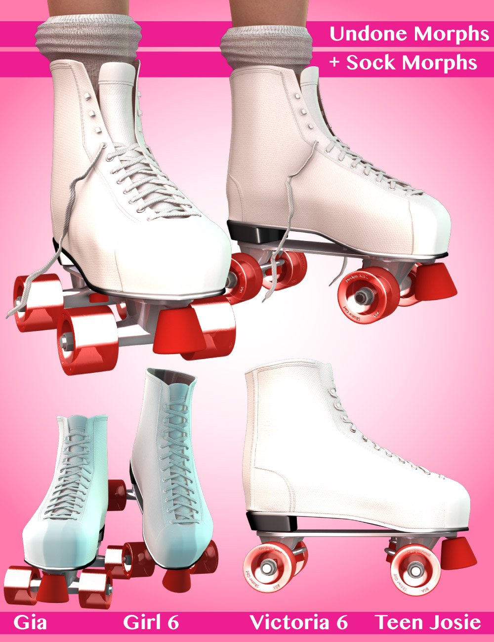 DA Roller Skates by: Design Anvil, 3D Models by Daz 3D