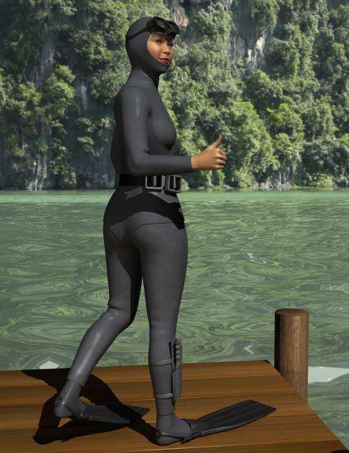 Vintage Wetsuit by: HolbeinC, 3D Models by Daz 3D