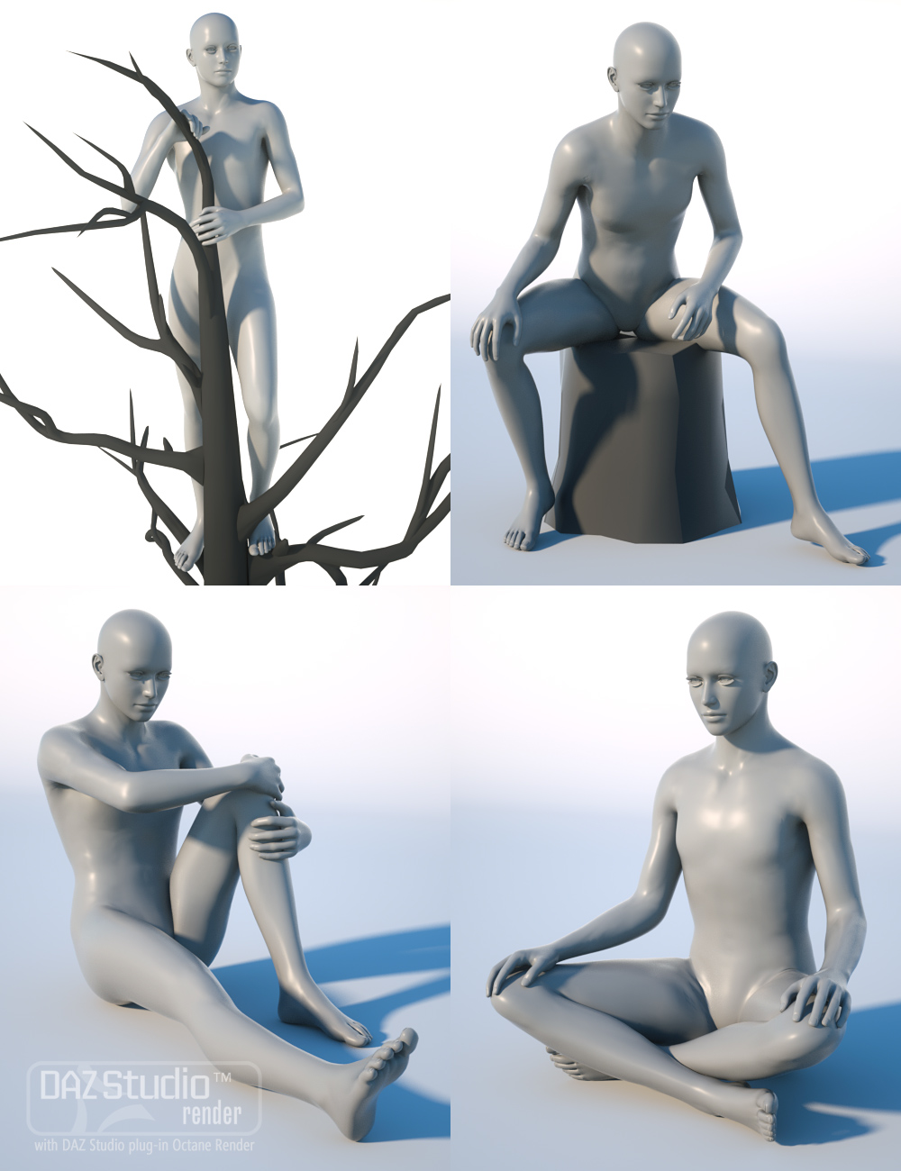 Forest Poses for Genesis and Genesis 2 Forest Poses for Genesis and Genesis 2 by: Andrey Pestryakov, 3D Models by Daz 3D