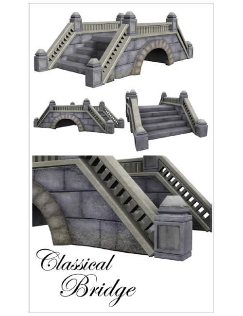 Classical Bridge by: , 3D Models by Daz 3D