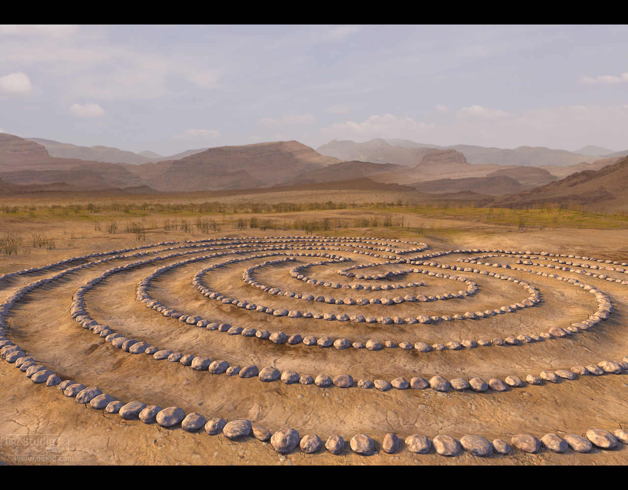 Labyrinth Circle by: SoulessEmpathy, 3D Models by Daz 3D