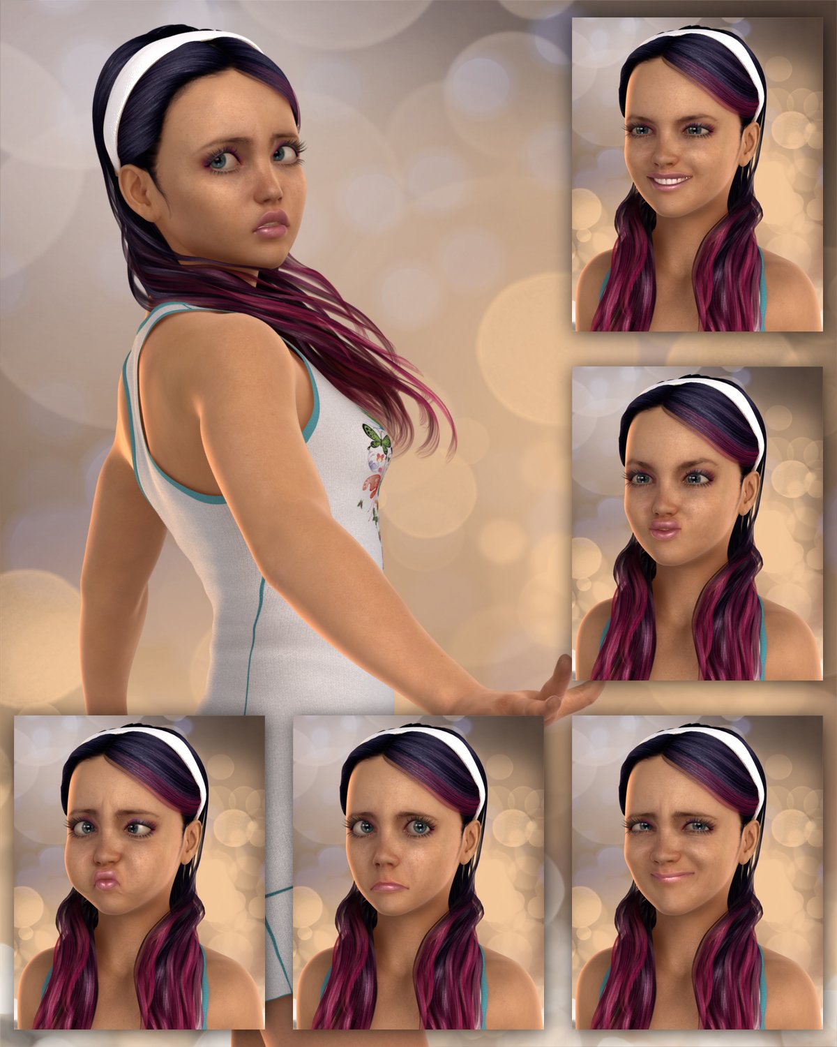 Sans.Pokerface Expressions for Teen Josie 6 Sans.Pokerface Expressions for Teen Josie 6 by: TheNathanParable, 3D Models by Daz 3D