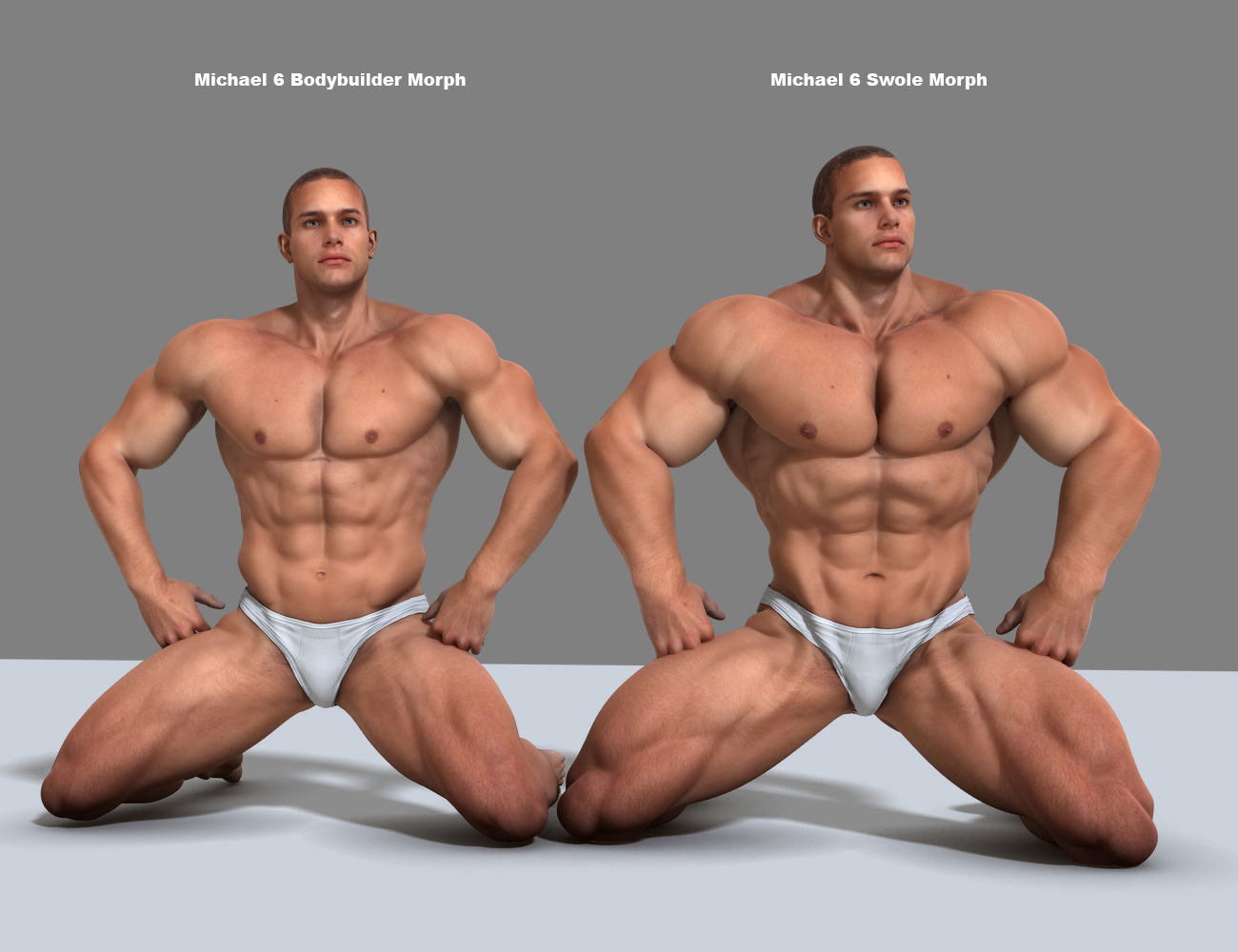 Michael 6 Swole by: SimonWM, 3D Models by Daz 3D