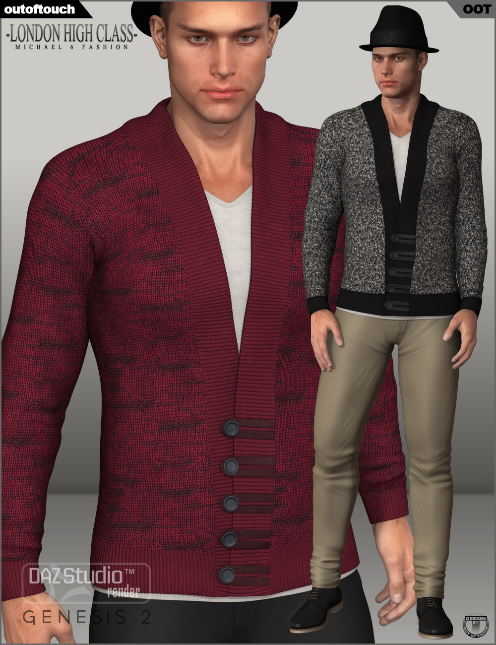 London High Class Fashion for Genesis 2 Male(s) by: outoftouch, 3D Models by Daz 3D