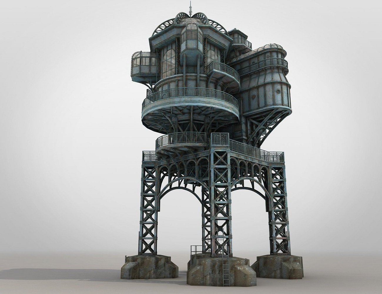 SteamPunk Lost House by: Cornucopia3D, 3D Models by Daz 3D