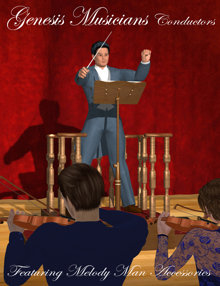 Genesis Musicians Conductors by: Don Albert, 3D Models by Daz 3D