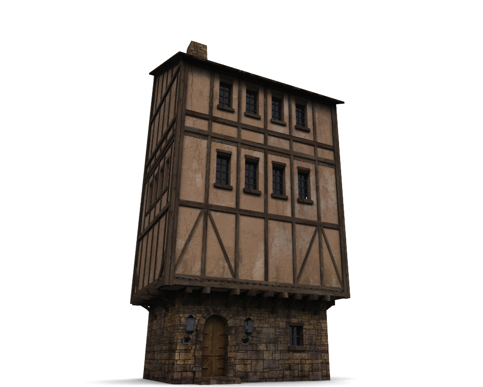 Fantasy Medieval House 3 by: Cornucopia3D, 3D Models by Daz 3D