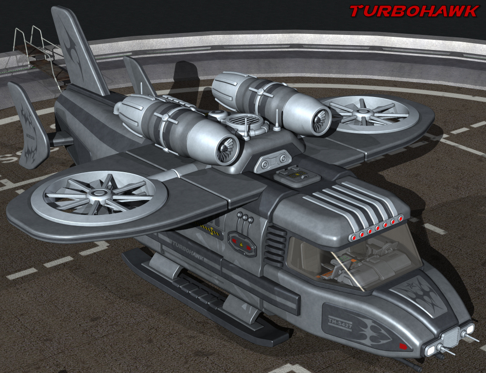 TurboHawk by: Nightshift3D, 3D Models by Daz 3D