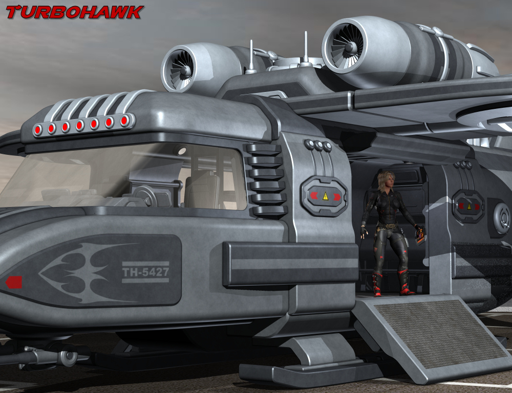 TurboHawk by: Nightshift3D, 3D Models by Daz 3D