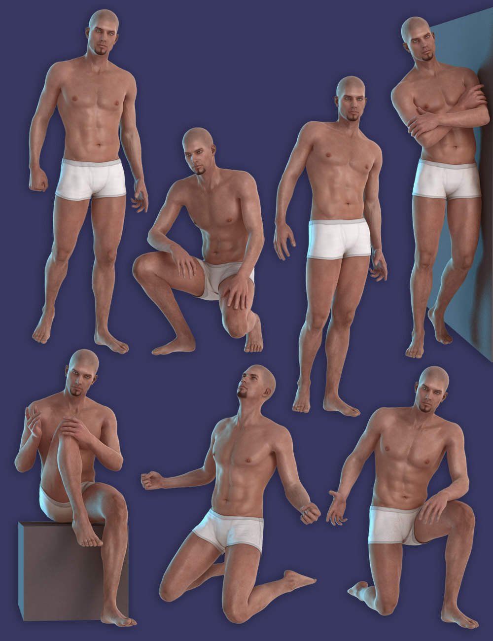Capsces Poses M6 Pack 1 Capsces Poses M6 Pack 1 by: Capsces Digital Ink, 3D Models by Daz 3D