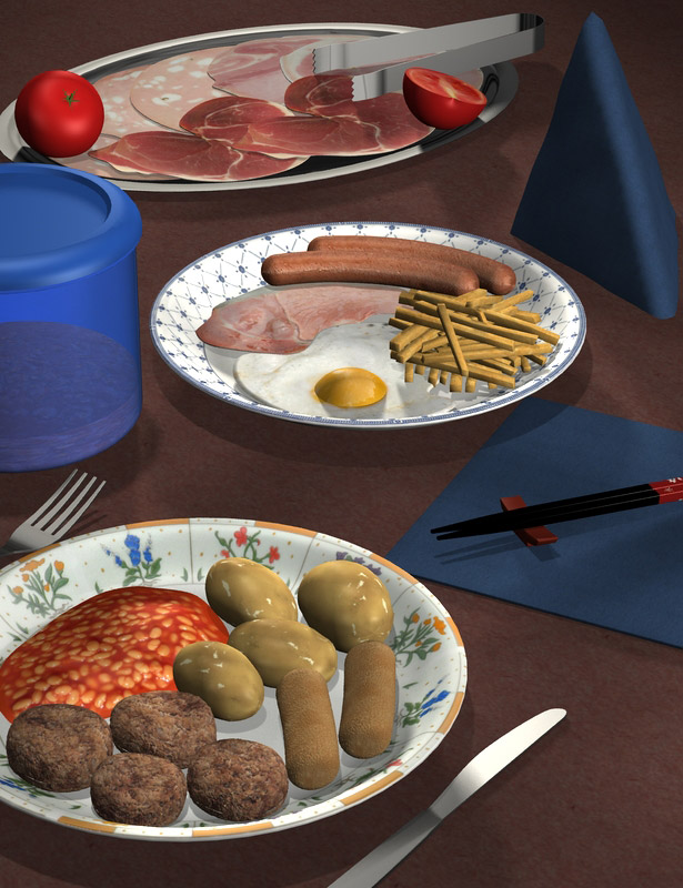 Everyday Food by: maclean, 3D Models by Daz 3D