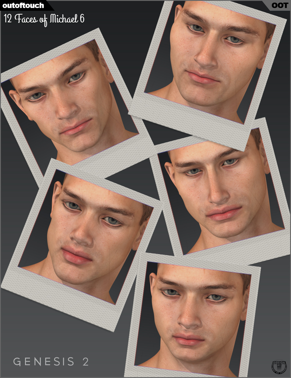 12 Faces of Michael 6 by: outoftouch, 3D Models by Daz 3D