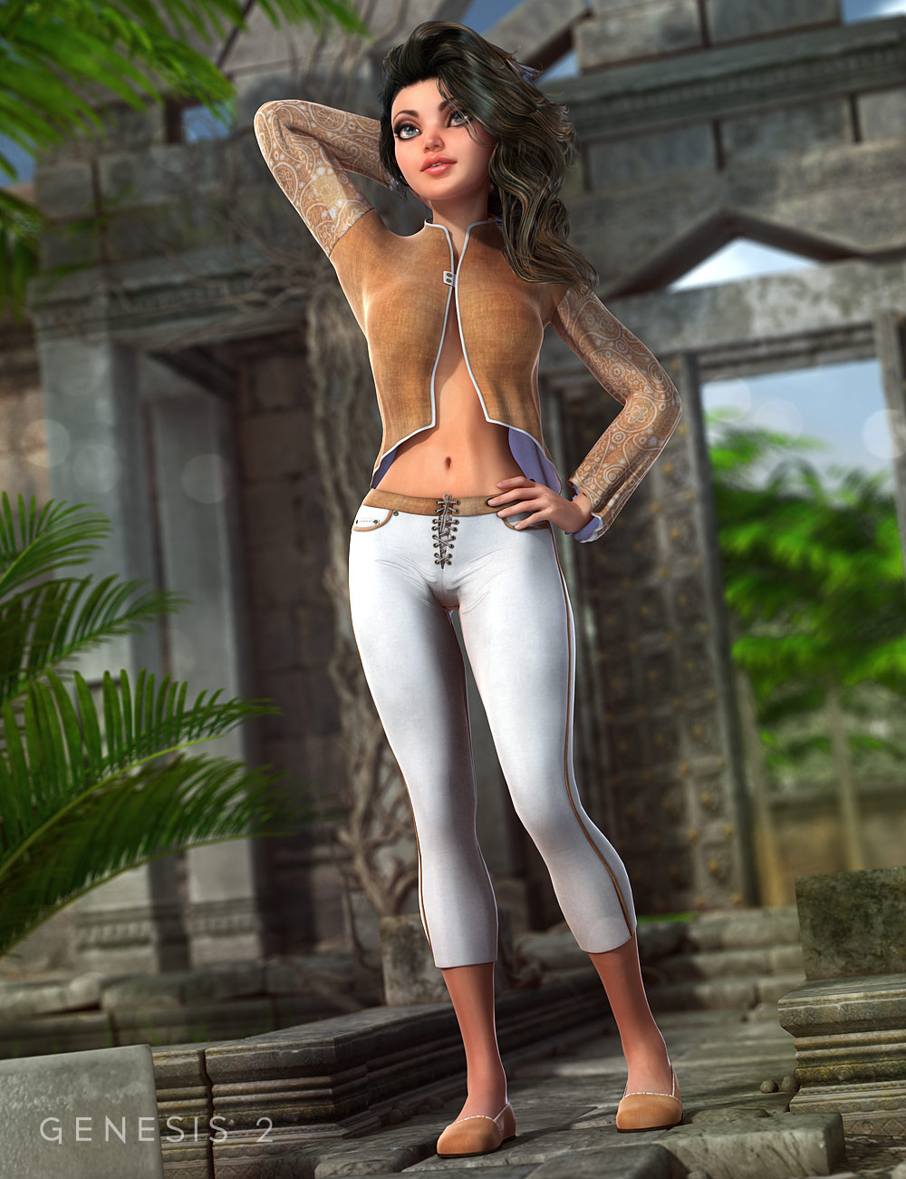 Springtime for Genesis 2 Female(s) by: eshaXena, 3D Models by Daz 3D