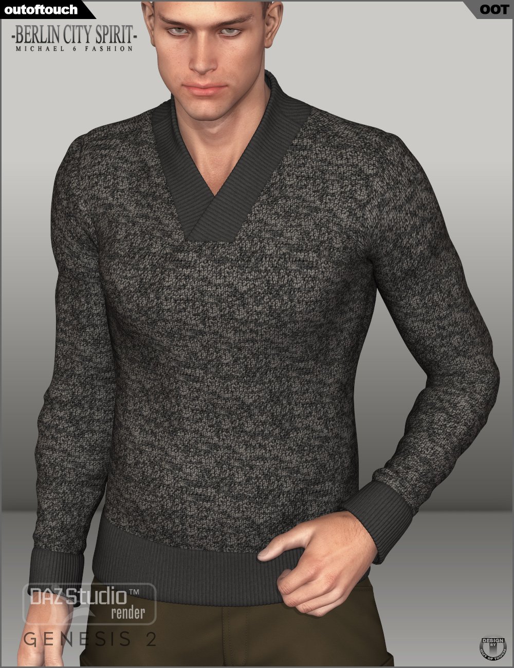 Berlin City Spirit Fashion for Genesis 2 Male(s) by: outoftouch, 3D Models by Daz 3D