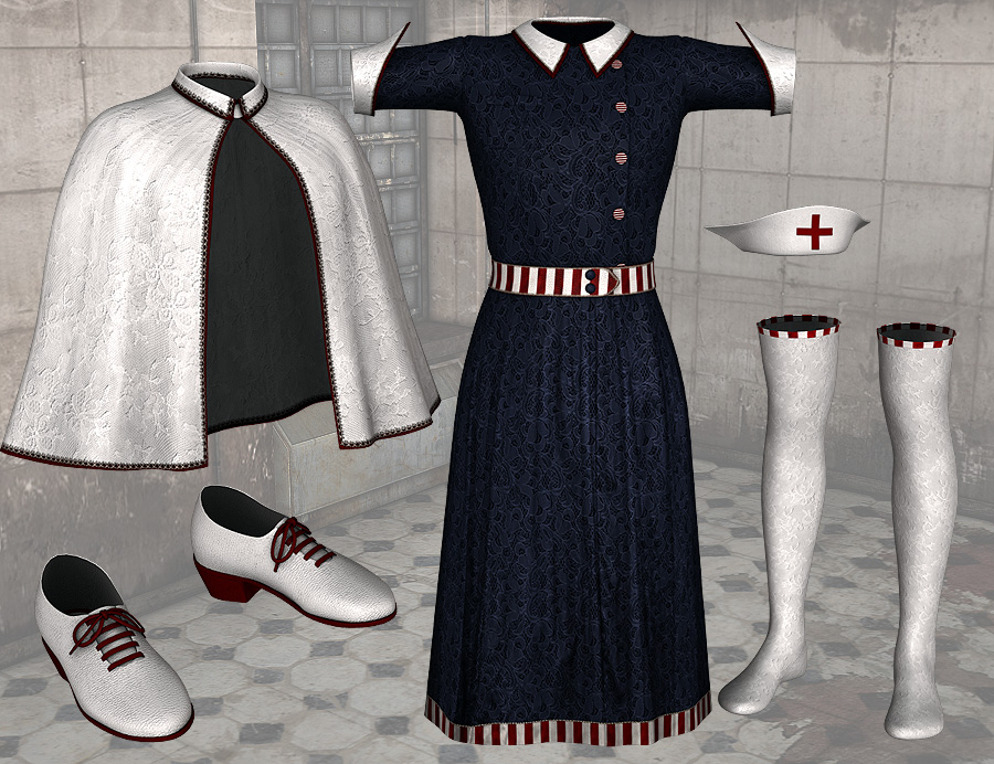 Horror Nurse Horror Nurse by: Sarsa, 3D Models by Daz 3D