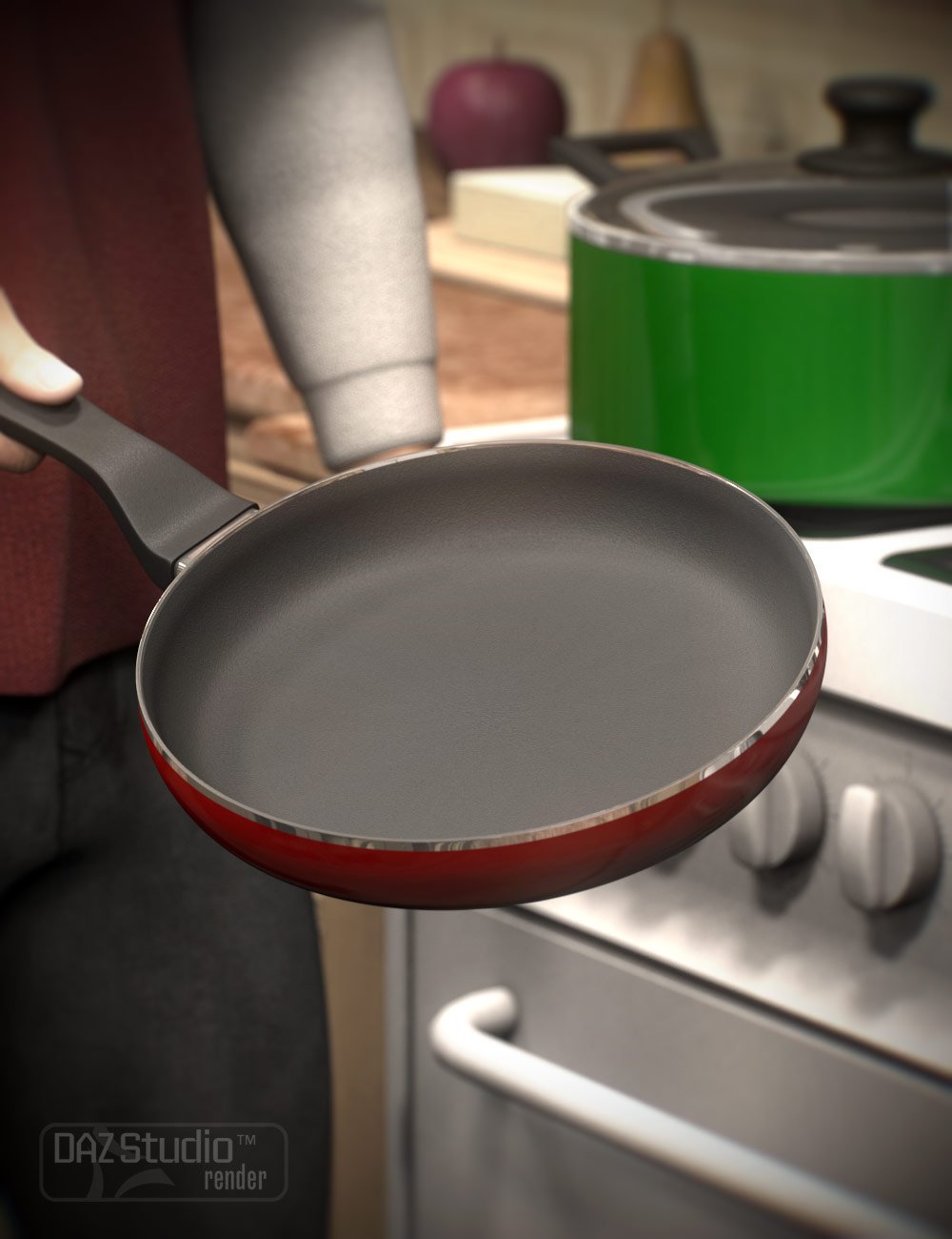 Cookware Set Cookware Set by: SloshWerks, 3D Models by Daz 3D